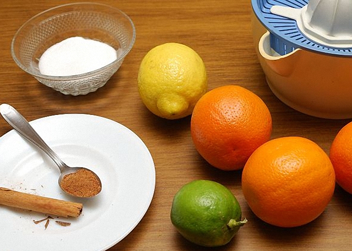 Лимон мандарин апельсин и лайм для Сангрии