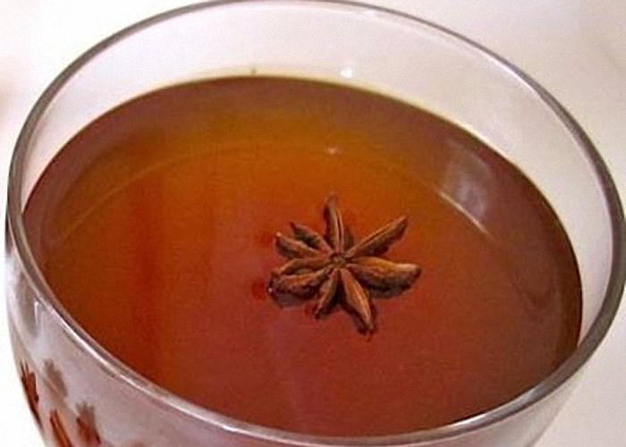 Настоять анис на водке и процедить